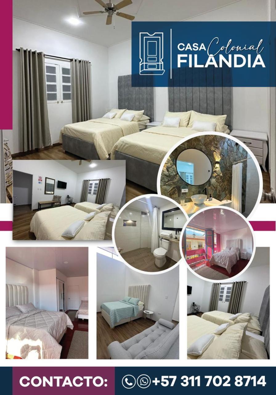 Apartamento Casa Colonial Filandia Exterior foto